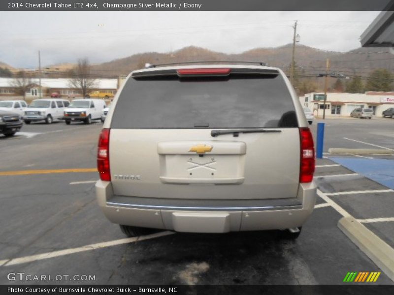 Champagne Silver Metallic / Ebony 2014 Chevrolet Tahoe LTZ 4x4