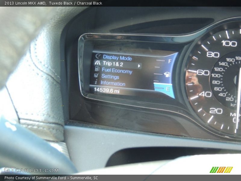 Tuxedo Black / Charcoal Black 2013 Lincoln MKX AWD