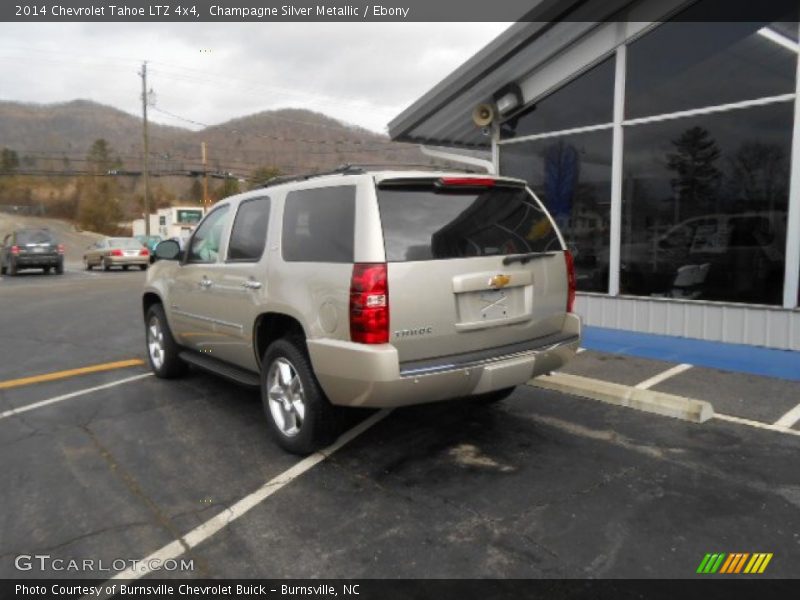 Champagne Silver Metallic / Ebony 2014 Chevrolet Tahoe LTZ 4x4