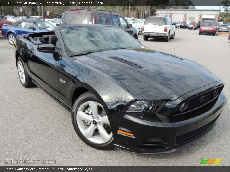 Front 3/4 View of 2014 Mustang GT Convertible