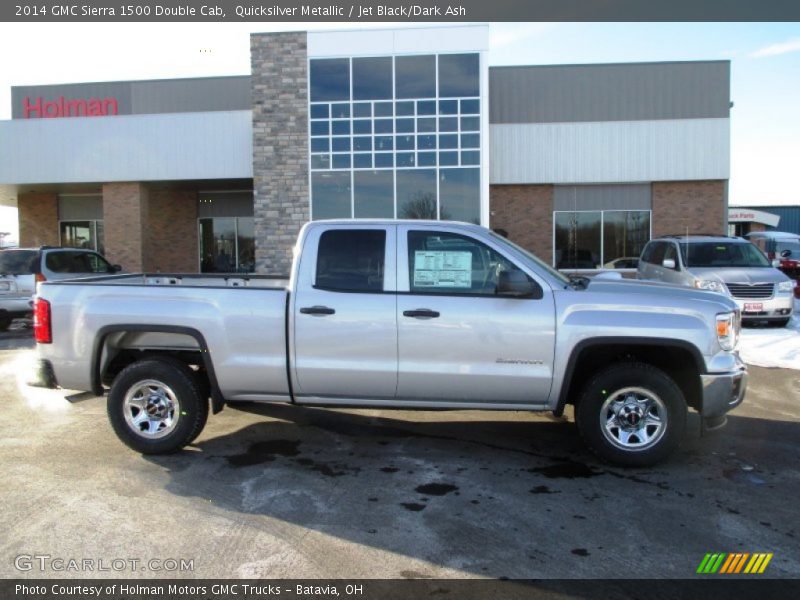 Quicksilver Metallic / Jet Black/Dark Ash 2014 GMC Sierra 1500 Double Cab