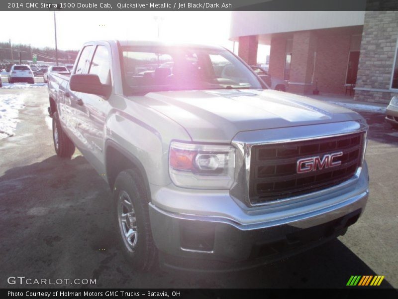 Quicksilver Metallic / Jet Black/Dark Ash 2014 GMC Sierra 1500 Double Cab