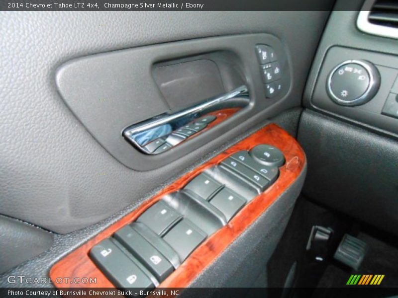 Champagne Silver Metallic / Ebony 2014 Chevrolet Tahoe LTZ 4x4