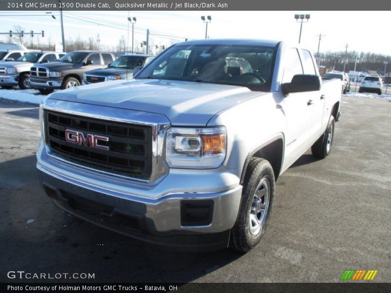 Quicksilver Metallic / Jet Black/Dark Ash 2014 GMC Sierra 1500 Double Cab