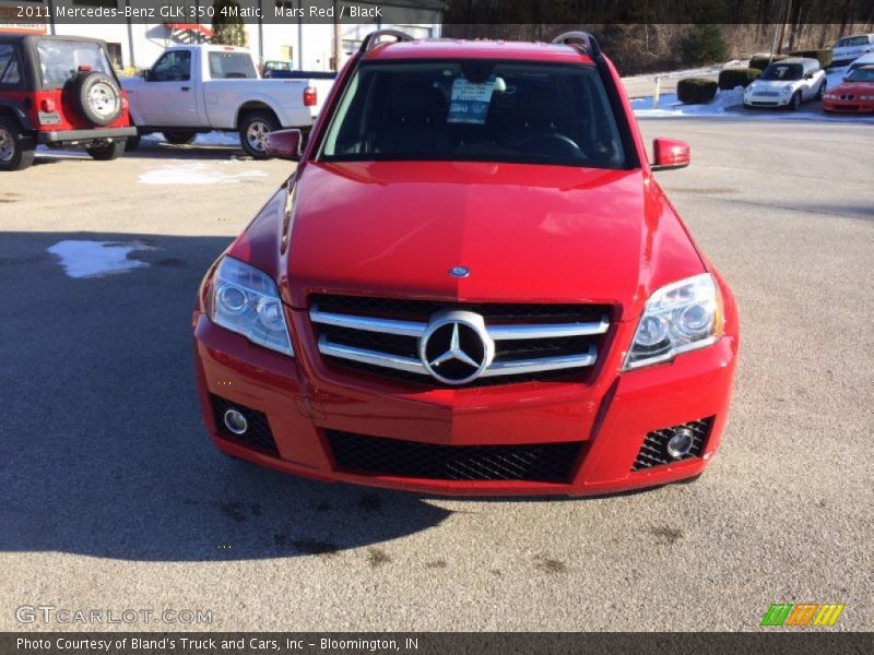Mars Red / Black 2011 Mercedes-Benz GLK 350 4Matic