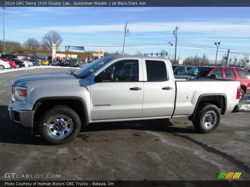 Quicksilver Metallic / Jet Black/Dark Ash 2014 GMC Sierra 1500 Double Cab