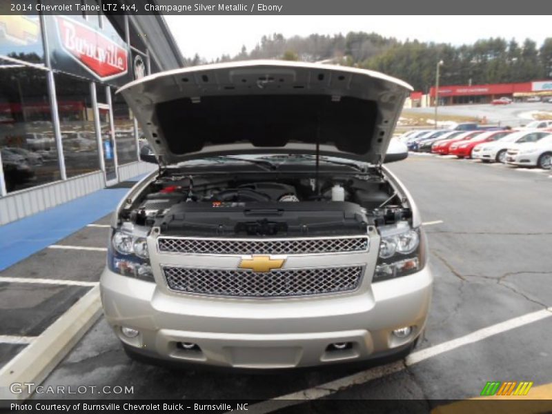 Champagne Silver Metallic / Ebony 2014 Chevrolet Tahoe LTZ 4x4