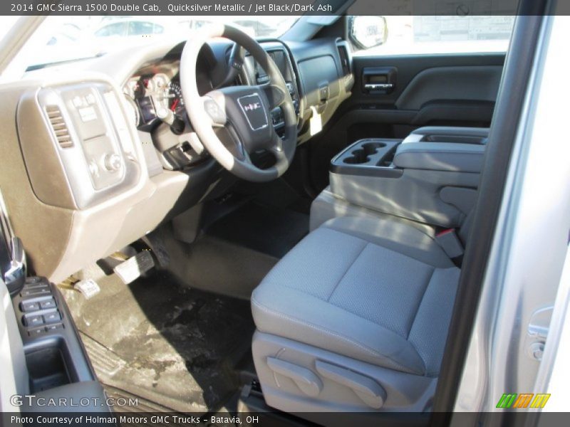 Quicksilver Metallic / Jet Black/Dark Ash 2014 GMC Sierra 1500 Double Cab