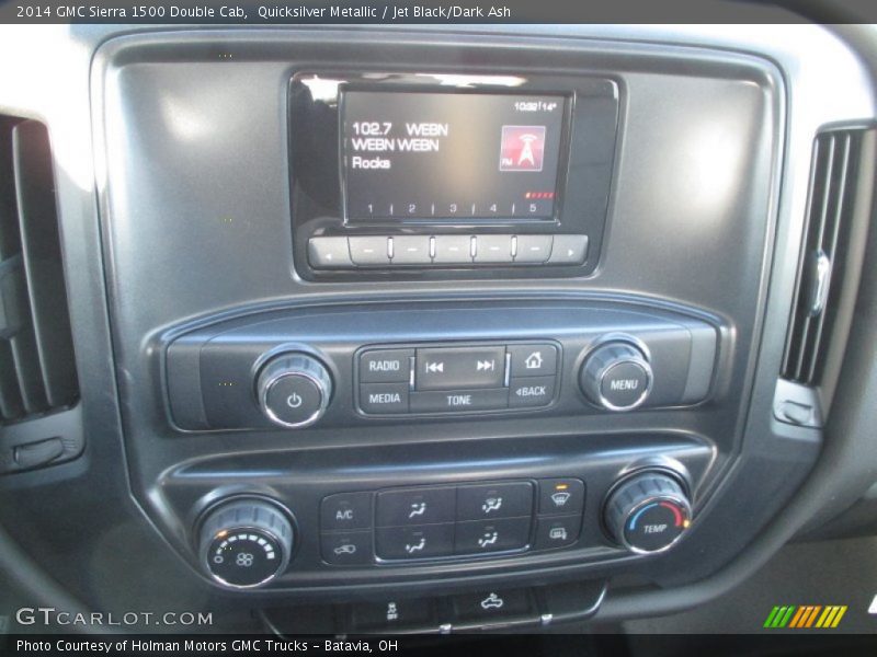 Quicksilver Metallic / Jet Black/Dark Ash 2014 GMC Sierra 1500 Double Cab