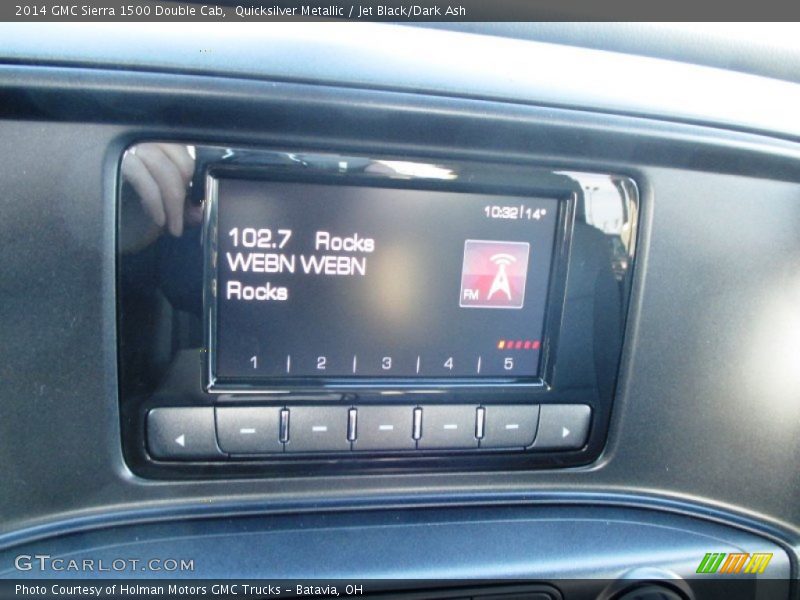 Quicksilver Metallic / Jet Black/Dark Ash 2014 GMC Sierra 1500 Double Cab