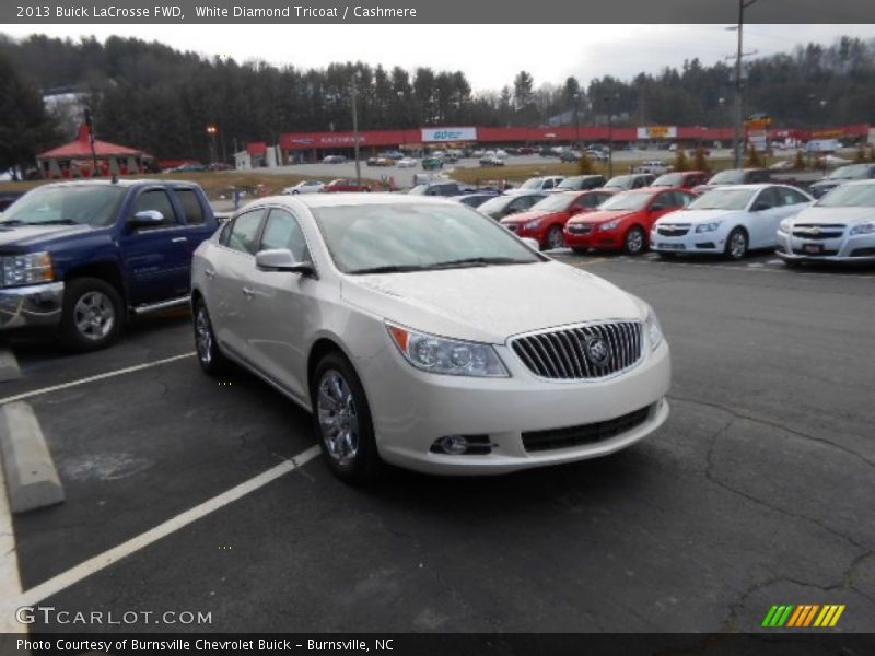 White Diamond Tricoat / Cashmere 2013 Buick LaCrosse FWD