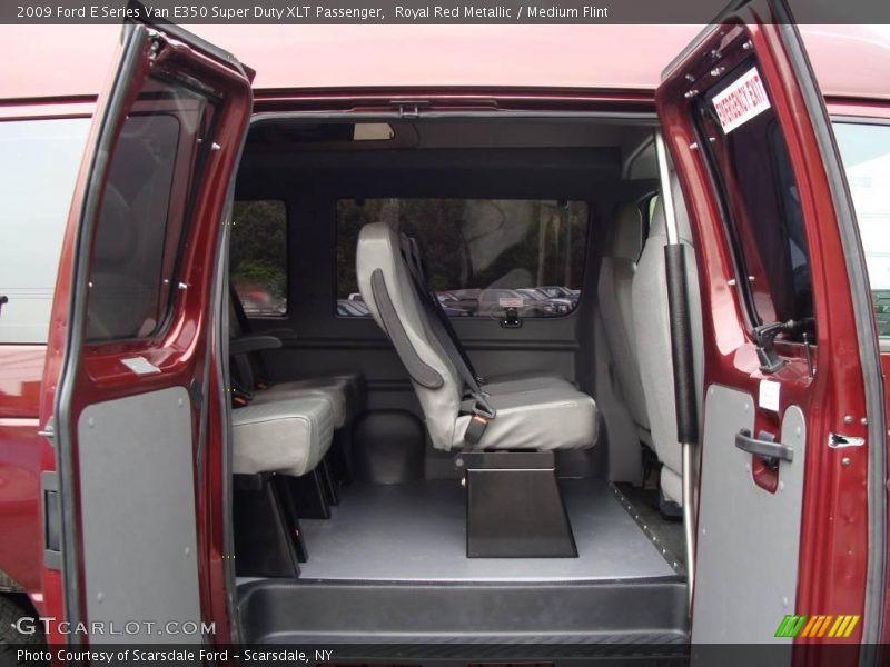 Royal Red Metallic / Medium Flint 2009 Ford E Series Van E350 Super Duty XLT Passenger