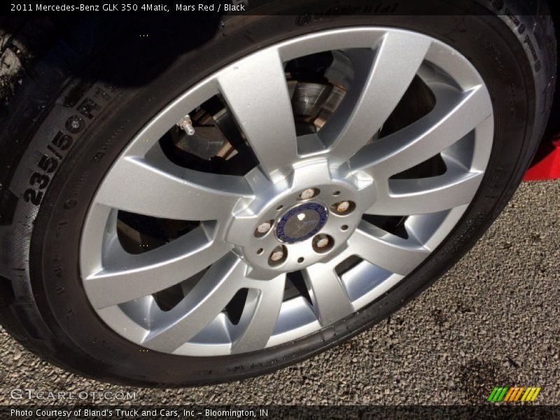 Mars Red / Black 2011 Mercedes-Benz GLK 350 4Matic