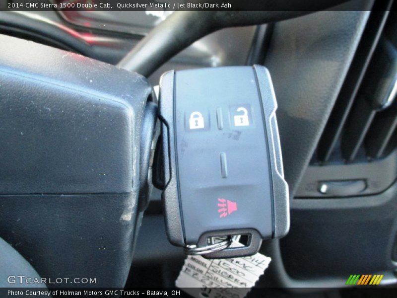 Quicksilver Metallic / Jet Black/Dark Ash 2014 GMC Sierra 1500 Double Cab