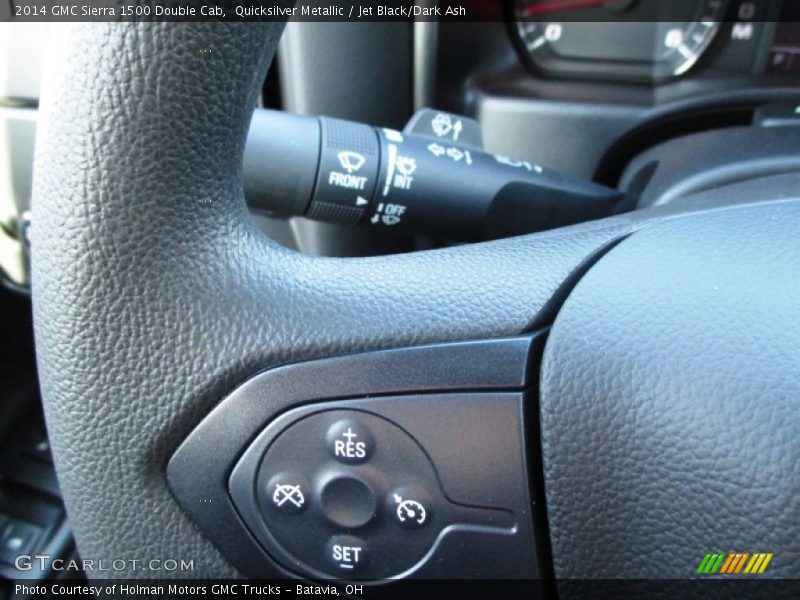 Quicksilver Metallic / Jet Black/Dark Ash 2014 GMC Sierra 1500 Double Cab