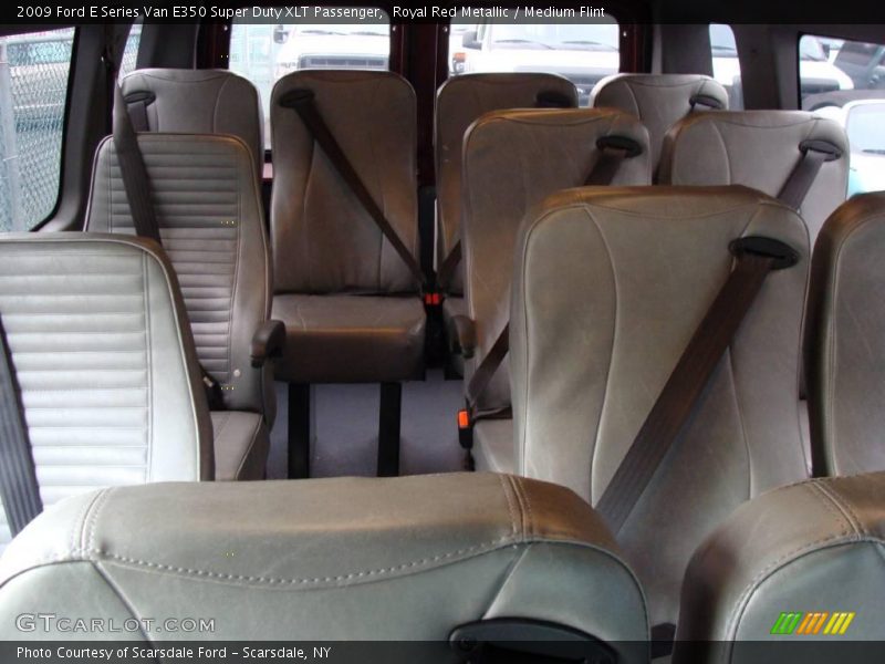 Royal Red Metallic / Medium Flint 2009 Ford E Series Van E350 Super Duty XLT Passenger
