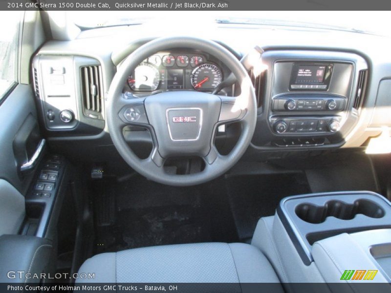 Quicksilver Metallic / Jet Black/Dark Ash 2014 GMC Sierra 1500 Double Cab