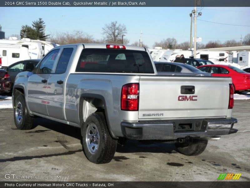 Quicksilver Metallic / Jet Black/Dark Ash 2014 GMC Sierra 1500 Double Cab