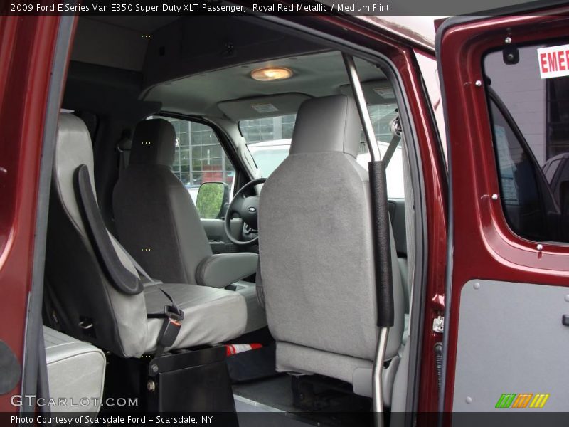 Royal Red Metallic / Medium Flint 2009 Ford E Series Van E350 Super Duty XLT Passenger