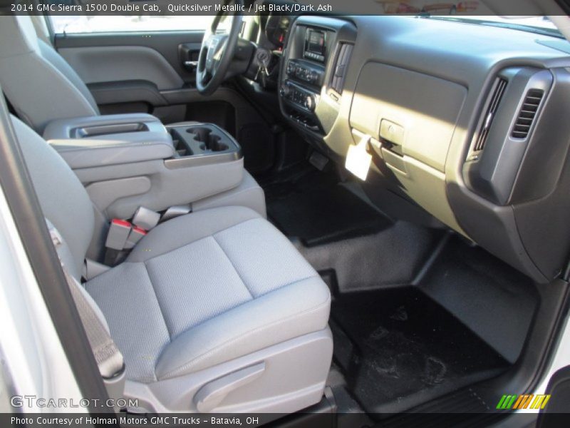 Quicksilver Metallic / Jet Black/Dark Ash 2014 GMC Sierra 1500 Double Cab