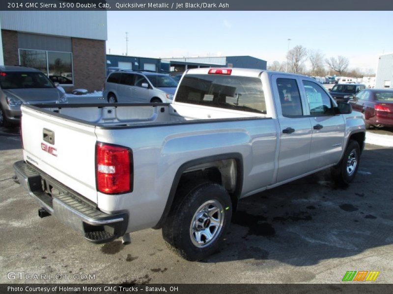 Quicksilver Metallic / Jet Black/Dark Ash 2014 GMC Sierra 1500 Double Cab