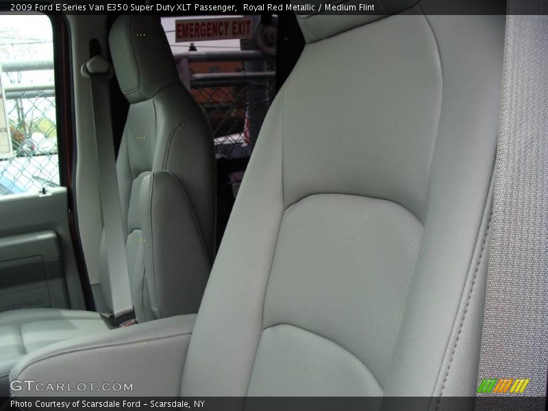 Royal Red Metallic / Medium Flint 2009 Ford E Series Van E350 Super Duty XLT Passenger