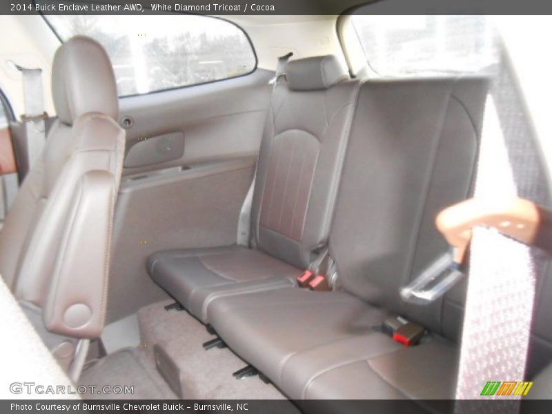 White Diamond Tricoat / Cocoa 2014 Buick Enclave Leather AWD