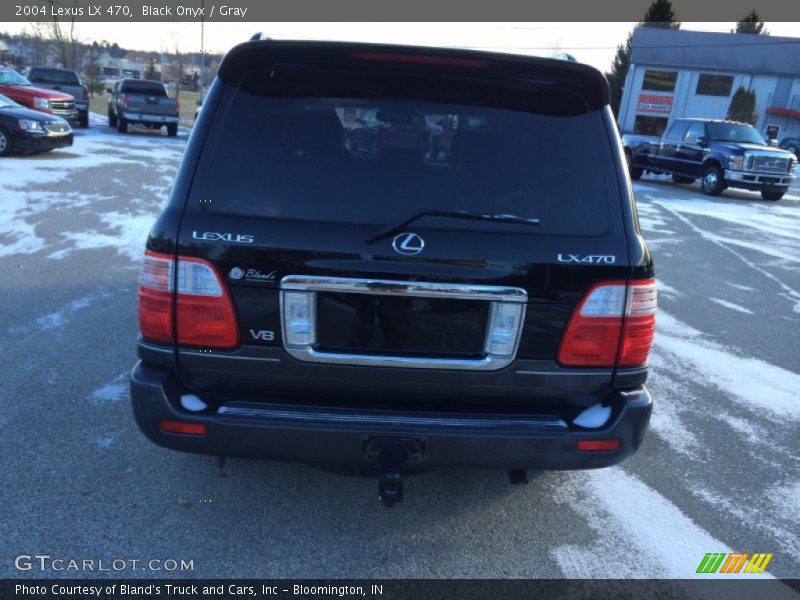 Black Onyx / Gray 2004 Lexus LX 470
