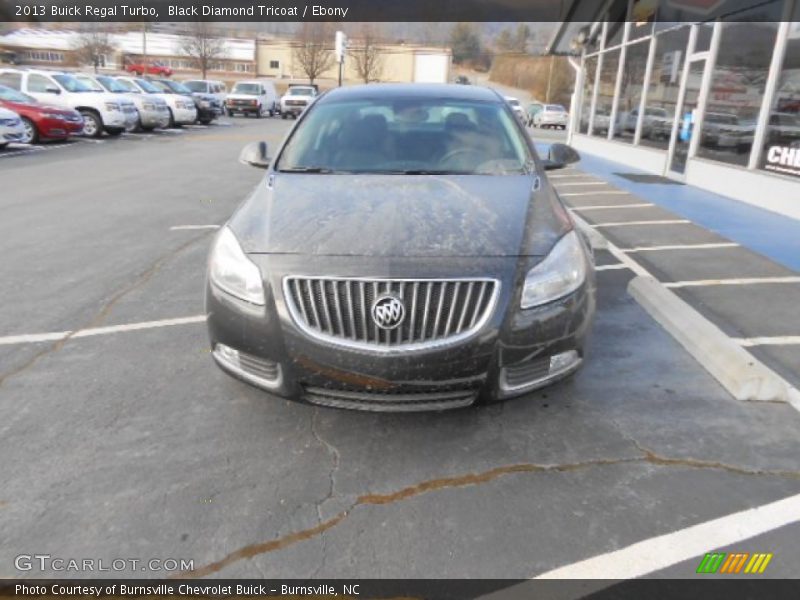 Black Diamond Tricoat / Ebony 2013 Buick Regal Turbo
