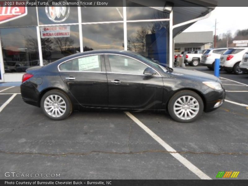 Black Diamond Tricoat / Ebony 2013 Buick Regal Turbo