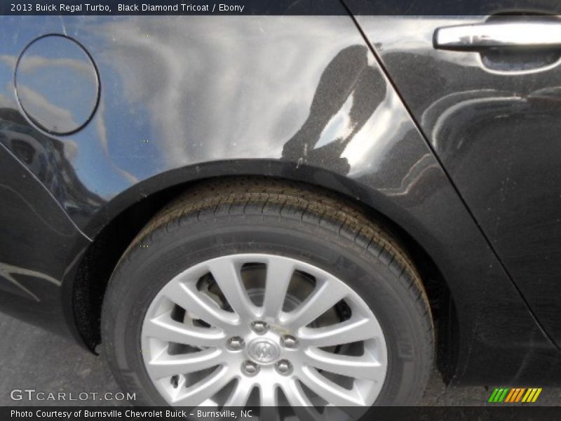 Black Diamond Tricoat / Ebony 2013 Buick Regal Turbo