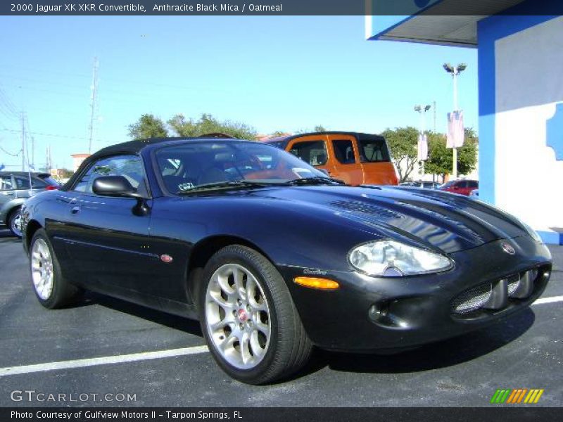 Anthracite Black Mica / Oatmeal 2000 Jaguar XK XKR Convertible