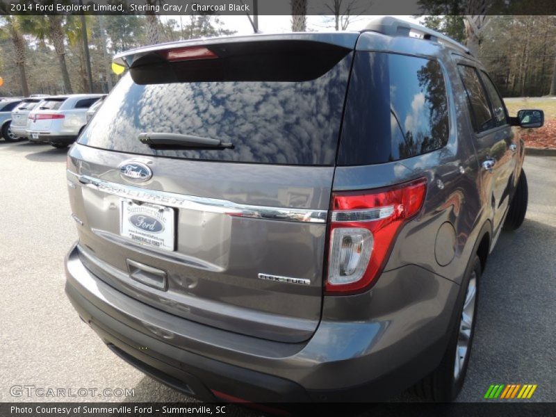 Sterling Gray / Charcoal Black 2014 Ford Explorer Limited