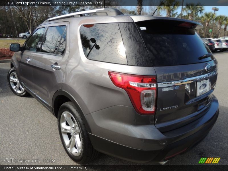 Sterling Gray / Charcoal Black 2014 Ford Explorer Limited