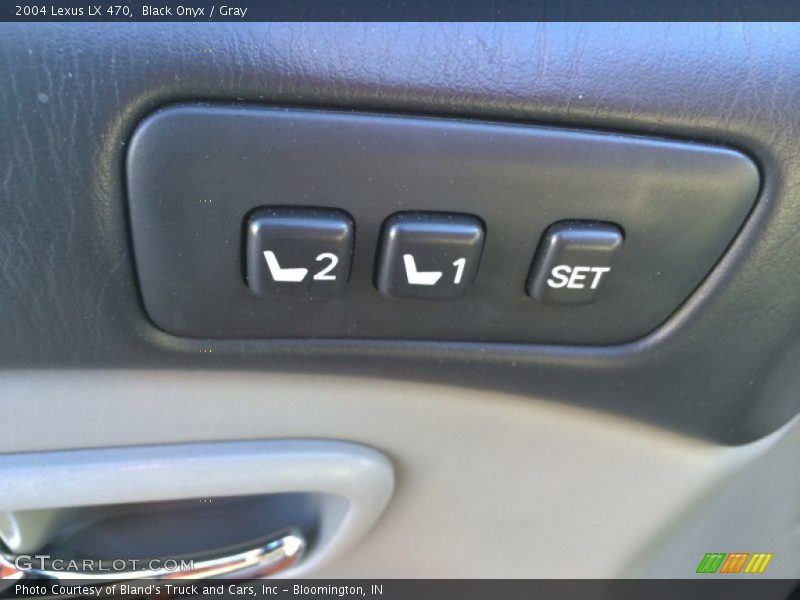 Black Onyx / Gray 2004 Lexus LX 470