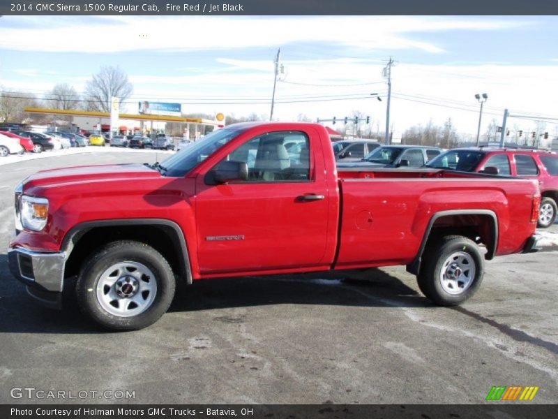 Fire Red / Jet Black 2014 GMC Sierra 1500 Regular Cab