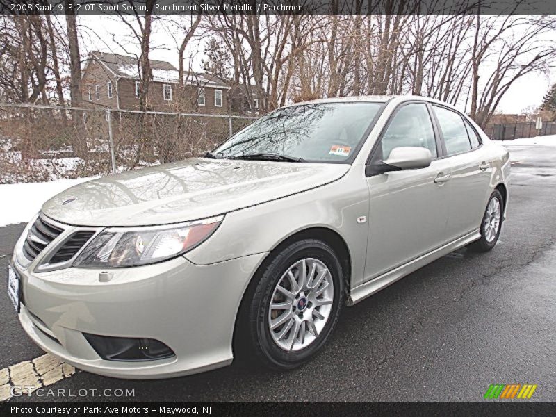 Parchment Silver Metallic / Parchment 2008 Saab 9-3 2.0T Sport Sedan