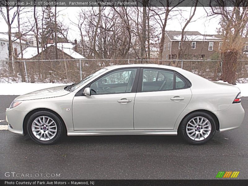 Parchment Silver Metallic / Parchment 2008 Saab 9-3 2.0T Sport Sedan