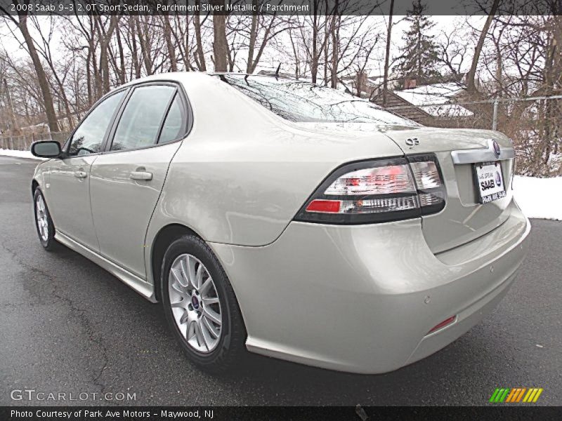 Parchment Silver Metallic / Parchment 2008 Saab 9-3 2.0T Sport Sedan
