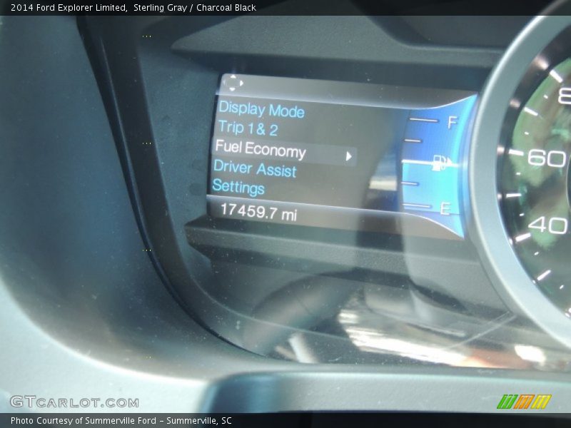 Sterling Gray / Charcoal Black 2014 Ford Explorer Limited