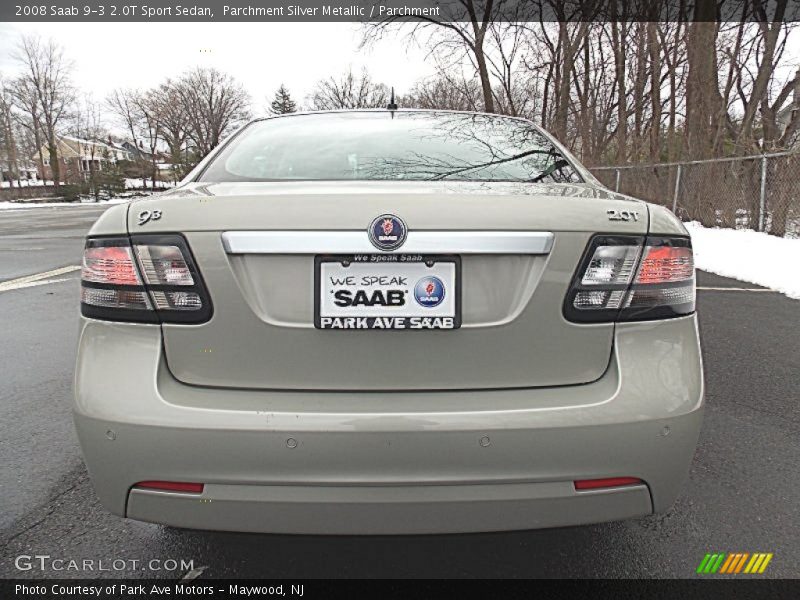 Parchment Silver Metallic / Parchment 2008 Saab 9-3 2.0T Sport Sedan