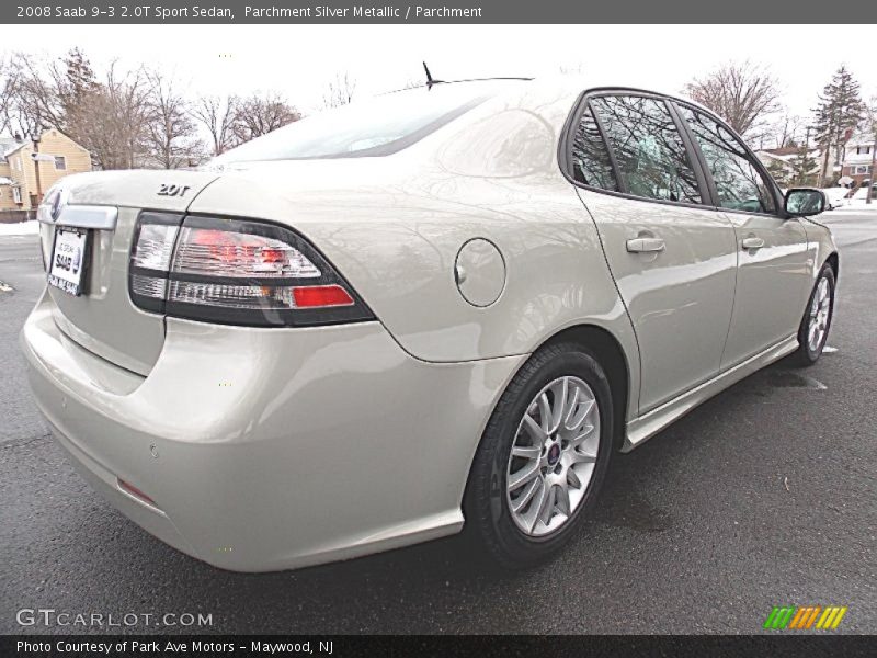 Parchment Silver Metallic / Parchment 2008 Saab 9-3 2.0T Sport Sedan