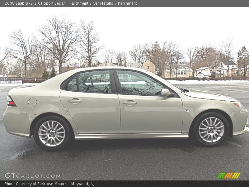 Parchment Silver Metallic / Parchment 2008 Saab 9-3 2.0T Sport Sedan