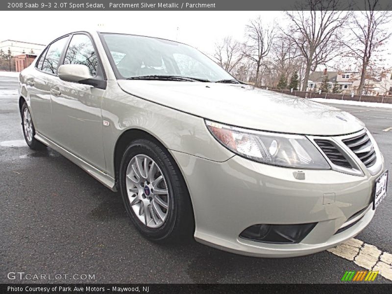 Parchment Silver Metallic / Parchment 2008 Saab 9-3 2.0T Sport Sedan