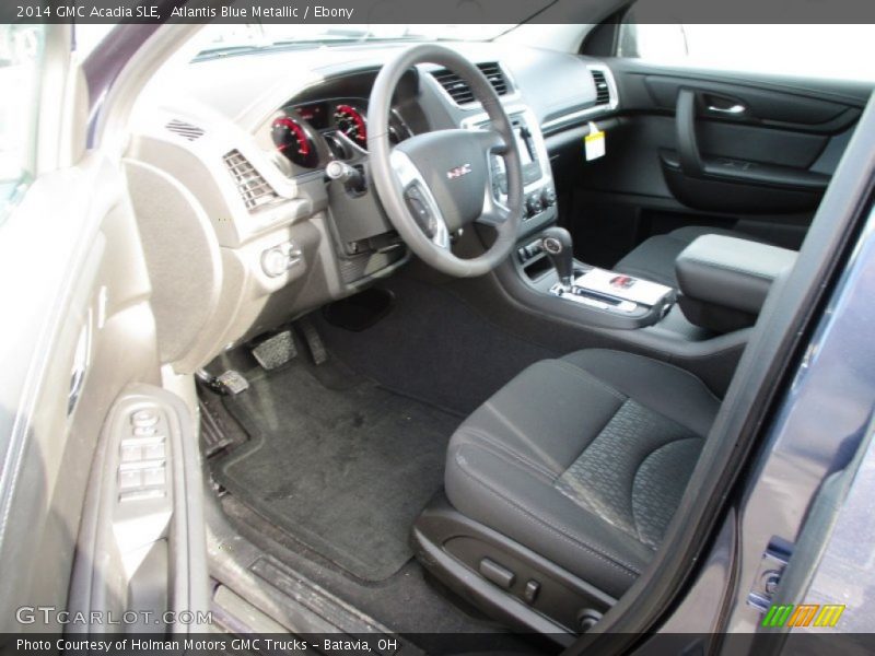 Atlantis Blue Metallic / Ebony 2014 GMC Acadia SLE