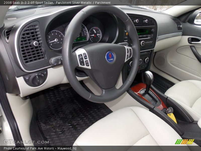 Parchment Silver Metallic / Parchment 2008 Saab 9-3 2.0T Sport Sedan