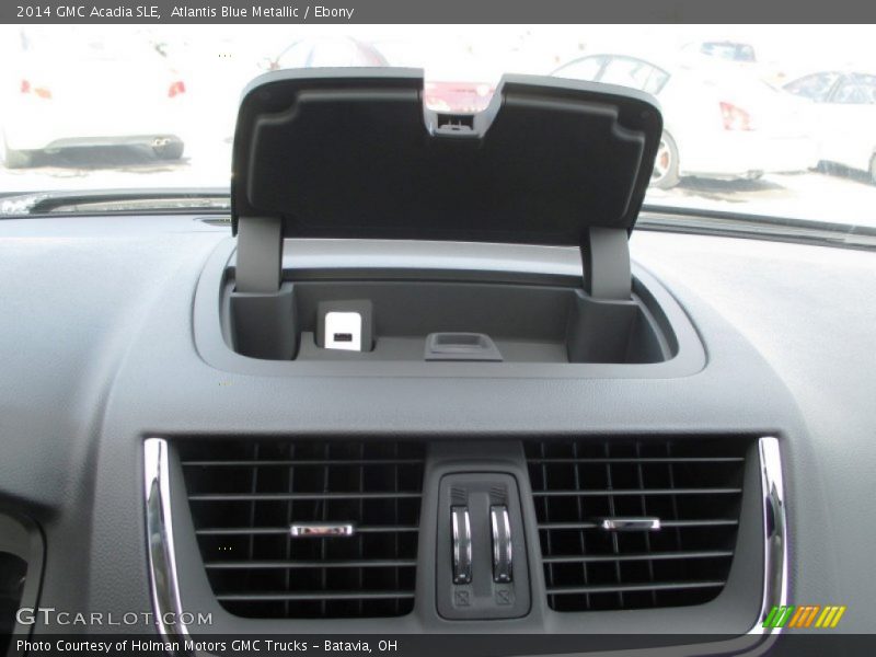 Atlantis Blue Metallic / Ebony 2014 GMC Acadia SLE