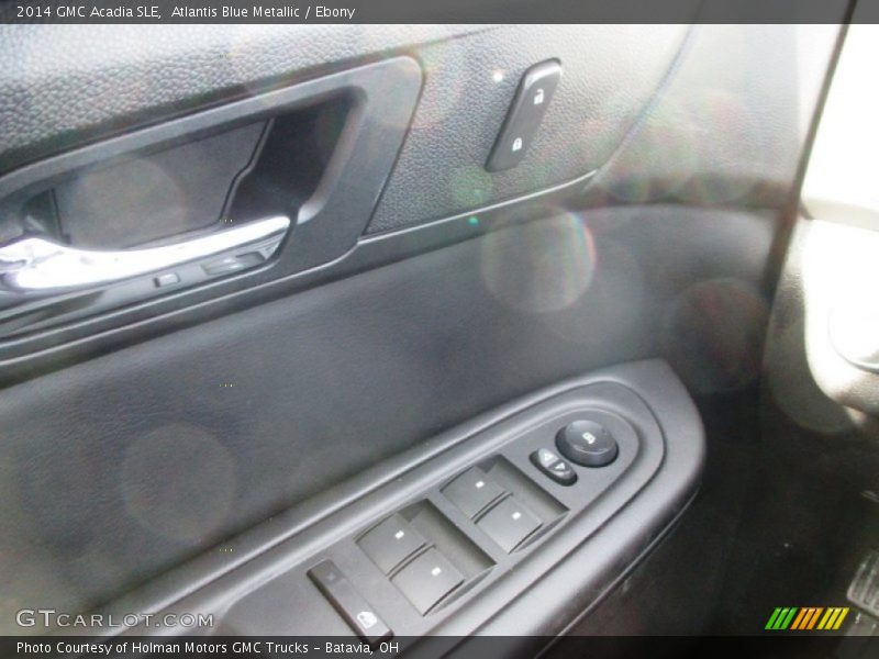Atlantis Blue Metallic / Ebony 2014 GMC Acadia SLE