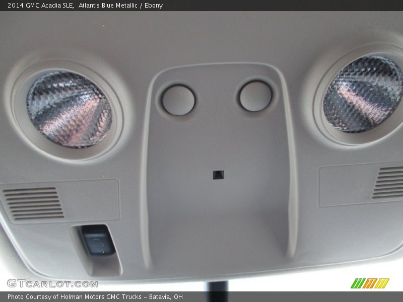 Atlantis Blue Metallic / Ebony 2014 GMC Acadia SLE