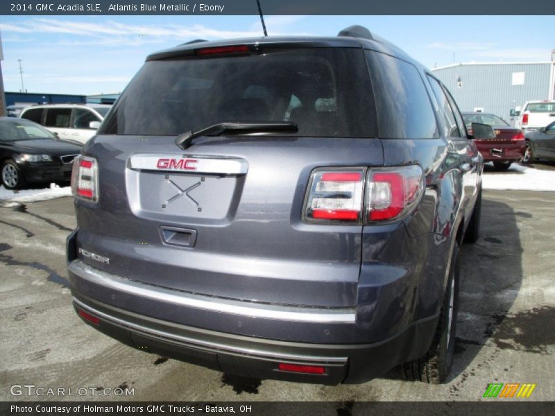 Atlantis Blue Metallic / Ebony 2014 GMC Acadia SLE